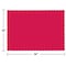 Hoffmaster 10" x 14" Scalloped Red Paper Placemats 1000 PK 310521 - alternate 2